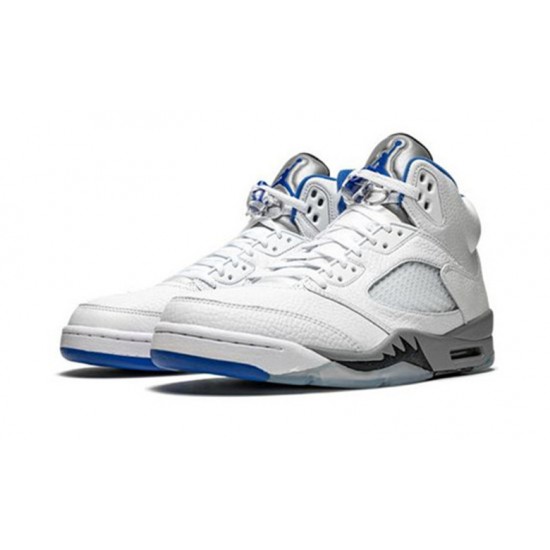 Nike Jordan 5 Retro Stealth WHITE hvit DD0587 140 Menn Dame