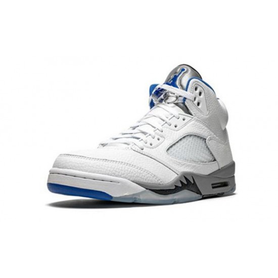 Nike Jordan 5 Retro Stealth WHITE hvit DD0587 140 Menn Dame