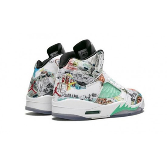 Nike Jordan 5 Wings Multi Color AV2405 900 Menn Dame