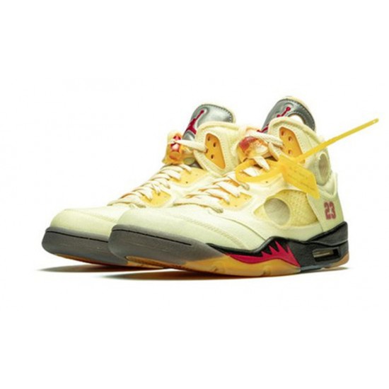 Nike Jordan 5 Sail DH8565 100 Menn Dame