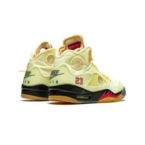 Nike Jordan 5 Sail DH8565 100 Menn Dame