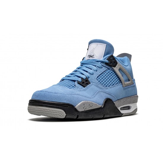 Nike Air Jordan 4 Retro Klasseskolen University Blue 408452-400 Sko