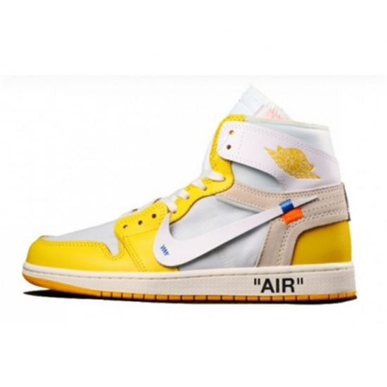 Nike Jordan 1 High Canary Yel Yellow AQ0818 149 Menn Dame